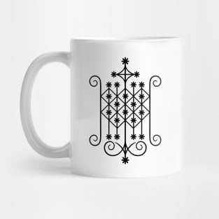 Ogun Voodoo Veve Mug